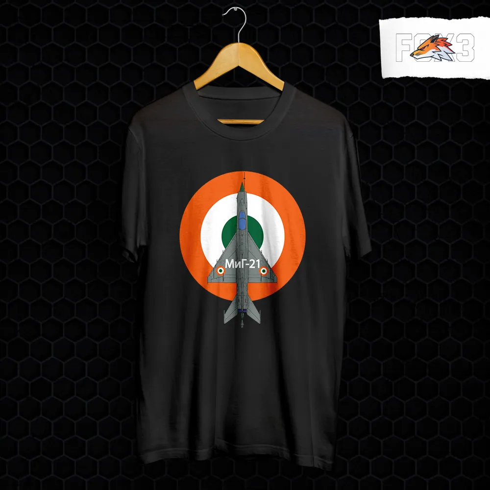 MiG-21 Bison T-Shirt - Fox3's Indian Air Force T-Shirts