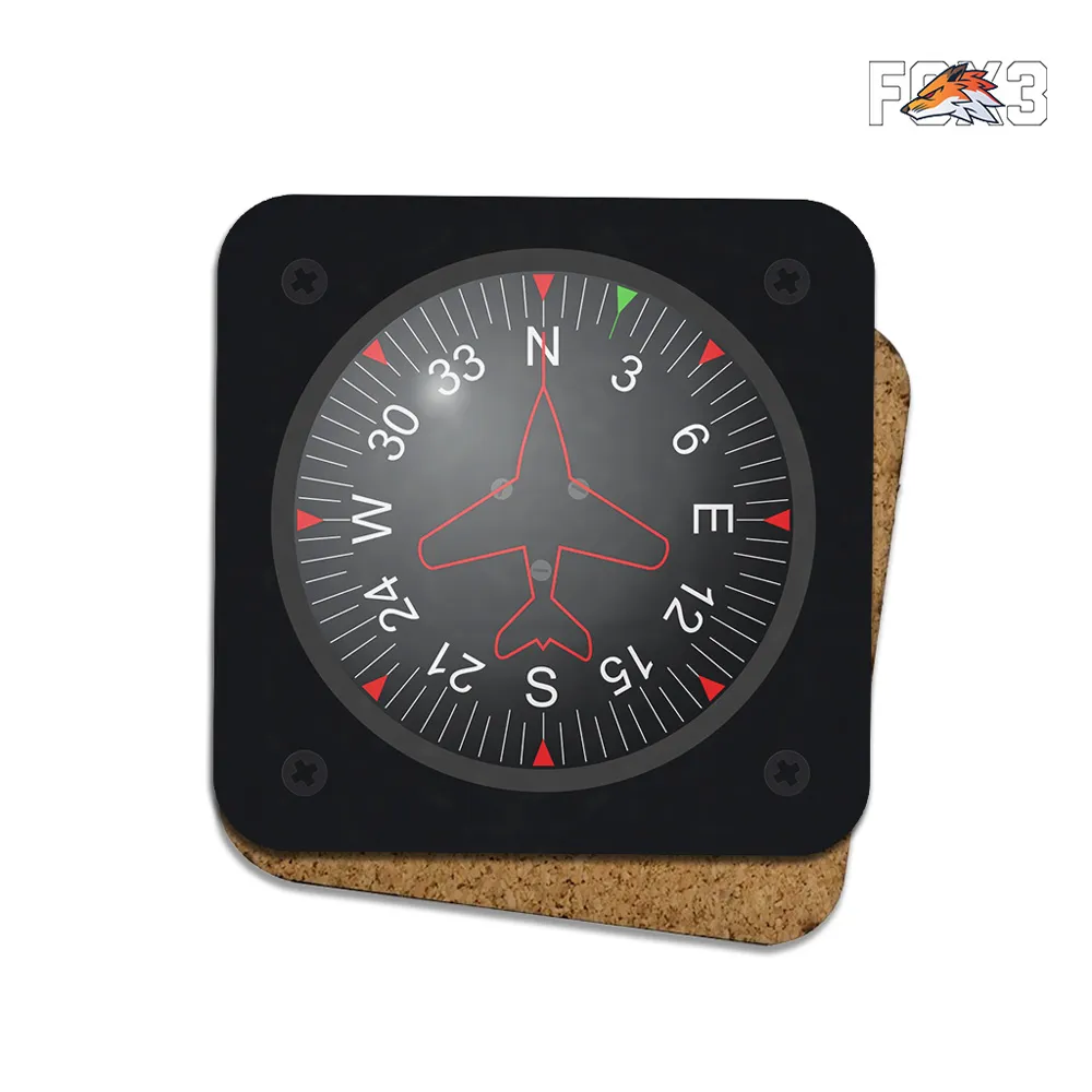 Aircraft Instrument Coaster Set